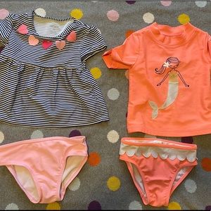 Rashgard sets girl 3T (swim wear)